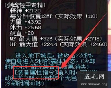 dnf装备属性指令输入是什么意思，来看看吧