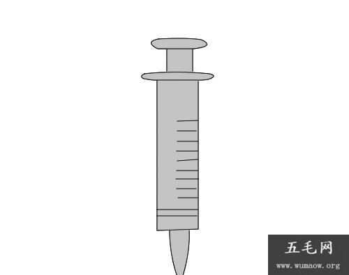 如何画针筒简笔画 看完你学会了么